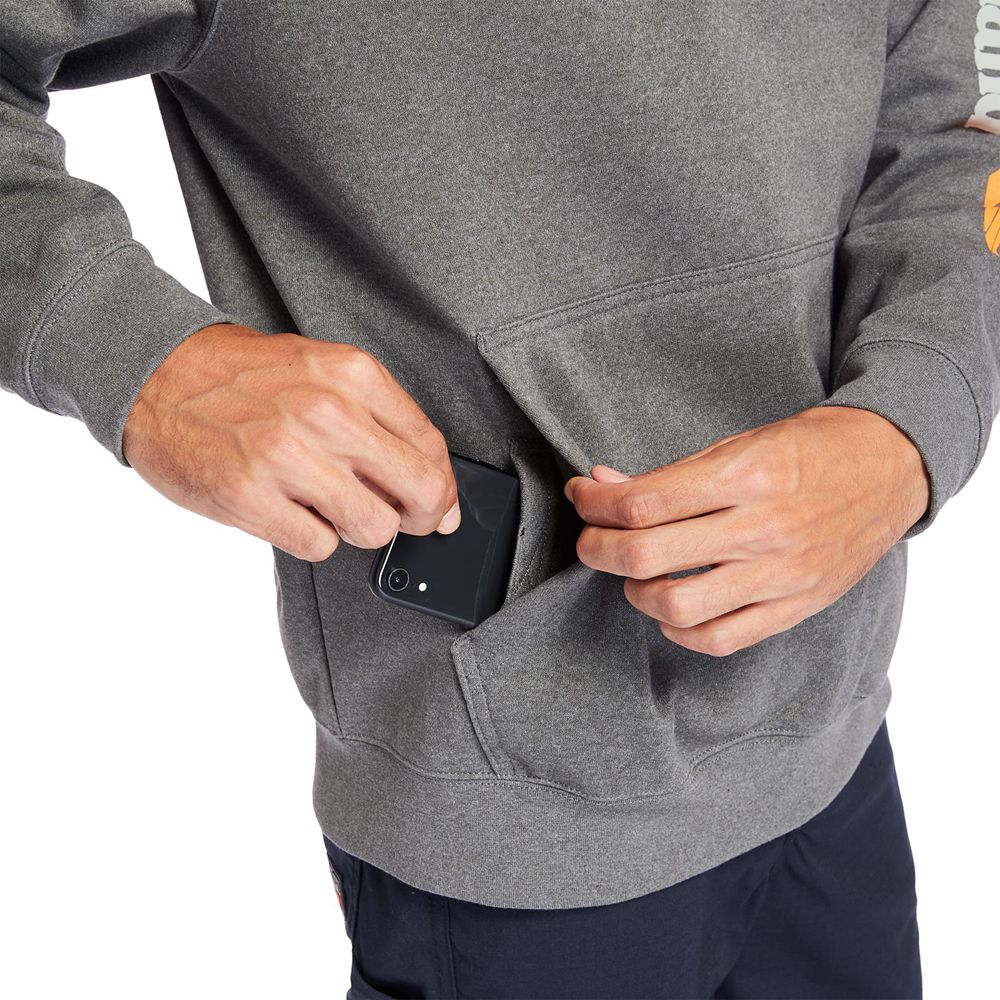 Moletom Masculino - Timberland Pro® Hood Honcho Sport Hoodie - MRPJD5204 - Cinzentas Escuro